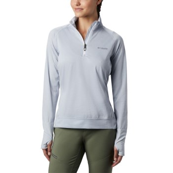 Dámské Mikiny Columbia Irico Half-Zip Bílé Šedé BQZYRO032